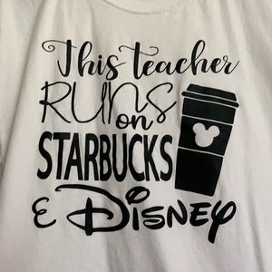 This teacher runs on Starbucks and Disney t